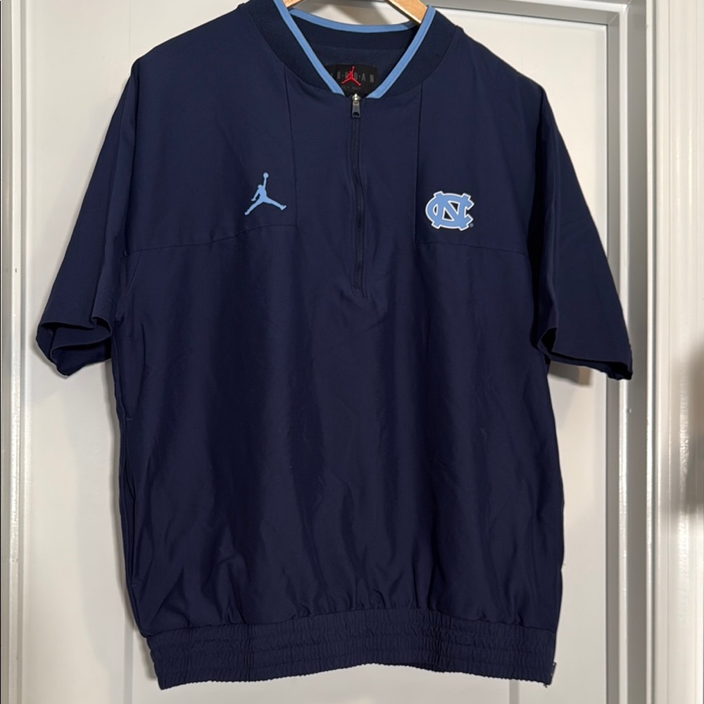 Jordan Navy Windbreaker with Light Blue Accents